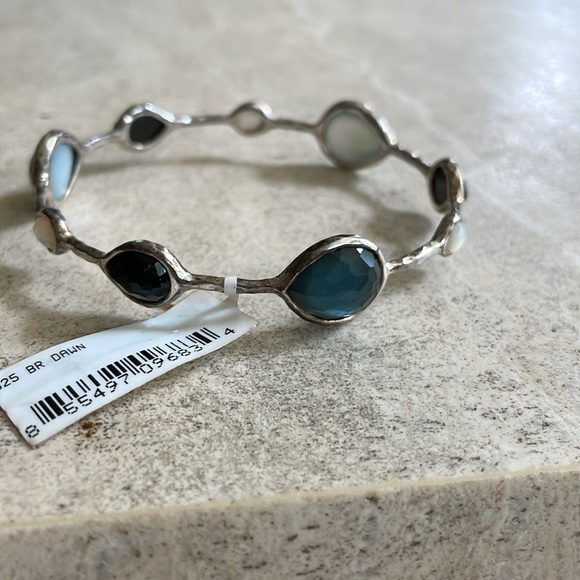 IPPOLITA925 9 STATION BANGLE rare HTF BRACELET. NWT.